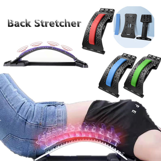 Back Stretcher Adjustable Back Cracker Massage Waist Neck Fitness