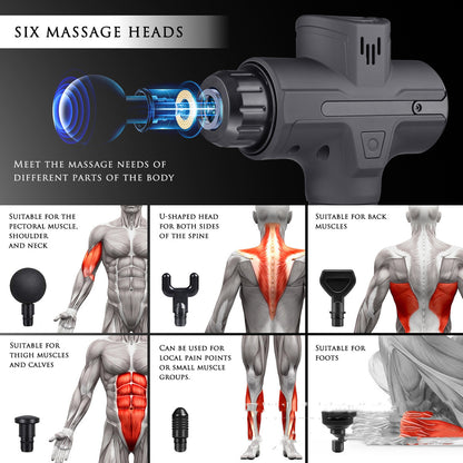 Electric Muscle Massage Gun Fitness Equipment