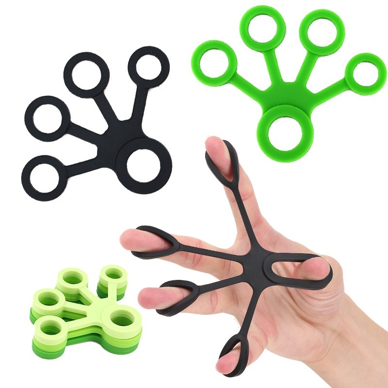 Silicone Grip Device Finger Exercise Stretcher Arthritis Hand Grip