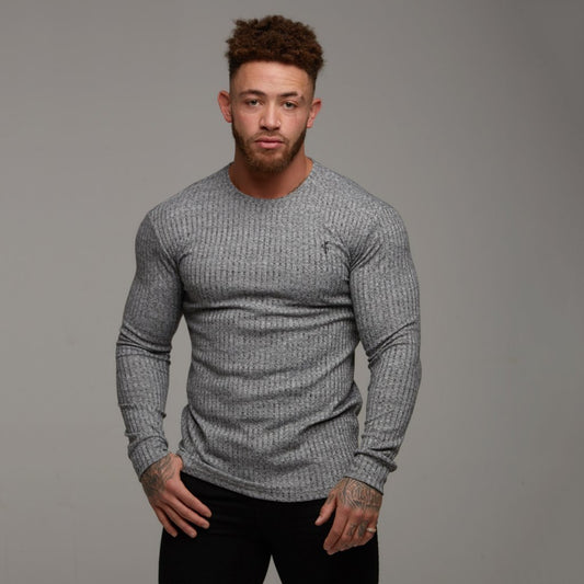 Doctor Muscle Spring Fitness Long Sleeve Men''s Sports