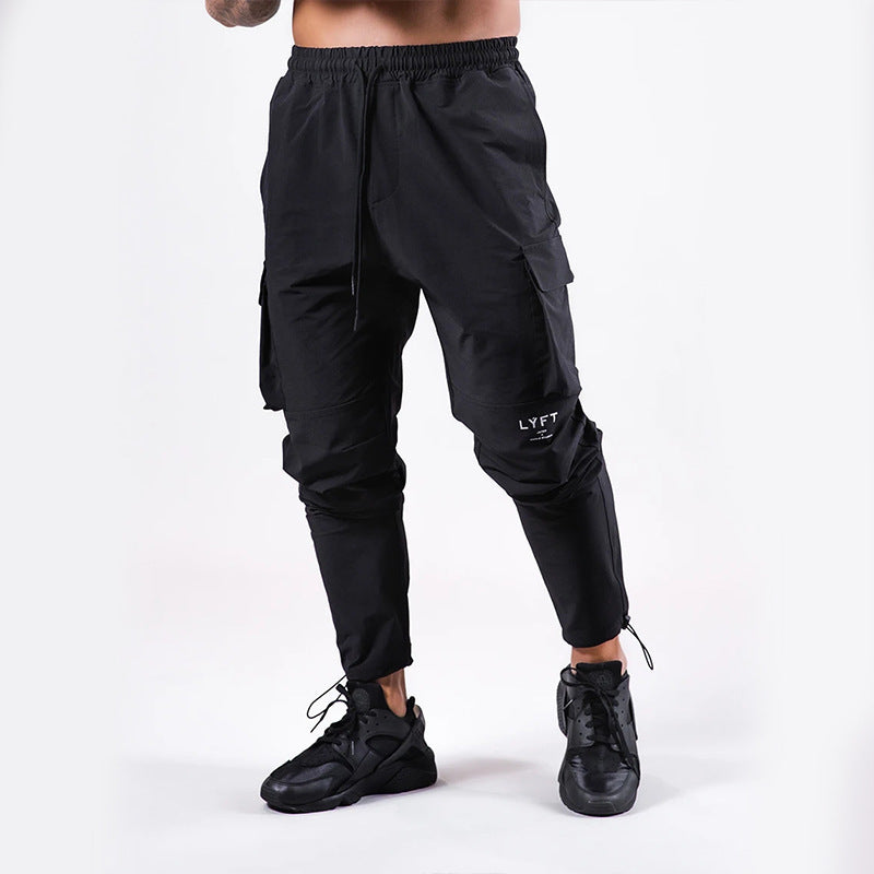 Overalls Trousers Thin Elastic Leggings Running Training Sweatpants