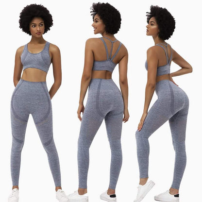 Sports fitness seamless yoga clothing suit