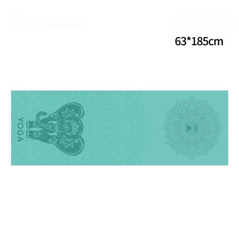 Non-slip printed yoga mat