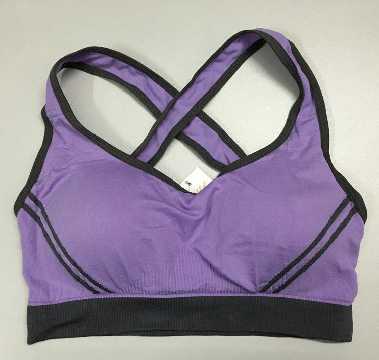 Women Athletic Vest Padded Tank Top Gym Fitness Sports