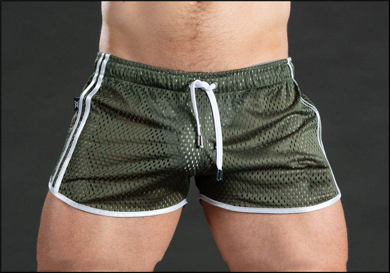 Eyelet Quick-Dry Track Shorts