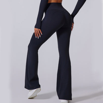 Women's Flared Pants Yoga High Waist Fitness Sports