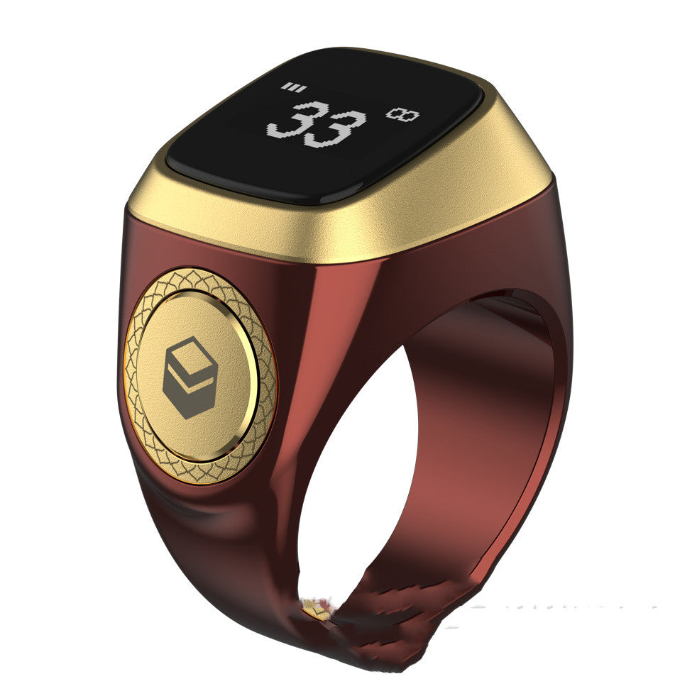 Digital Smart Ring Tally Counter Time  For Meditation Yoga Relieve