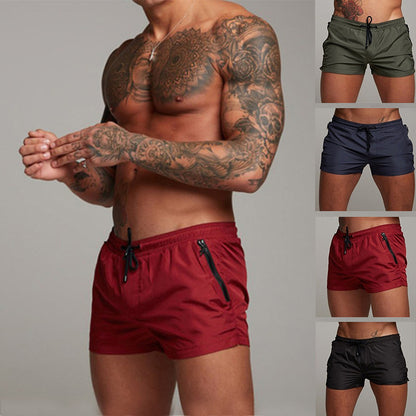 Mens Trunks Shorts Training Running Sports Gym Jogging Workout