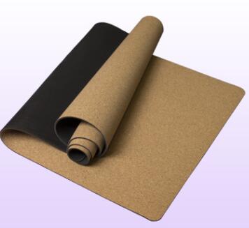 5MM  Non-slip Cork Rubber Natural Yoga Mat