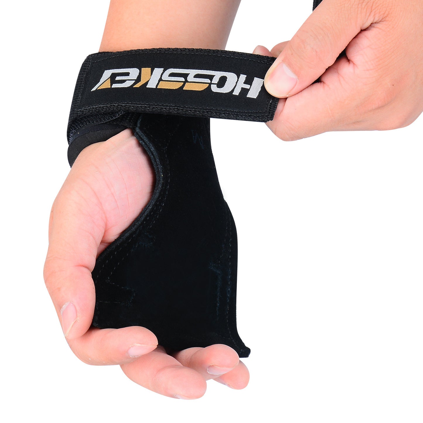 Imported Cowhide Non-slip Fitness Palm Gloves