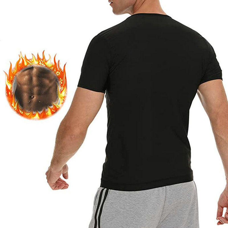 Sweat Suit Sports Fitness Corset Men