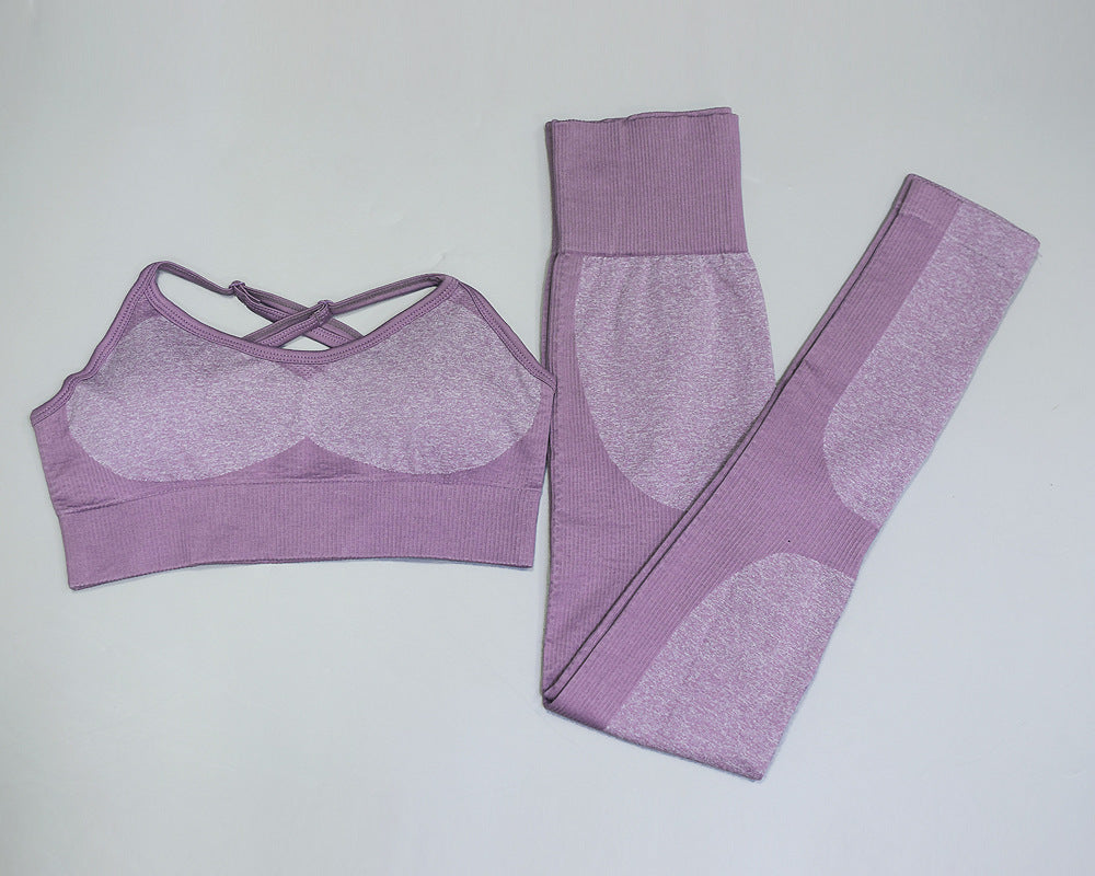 Quick Drying Yoga Vest Set Sports Running Set