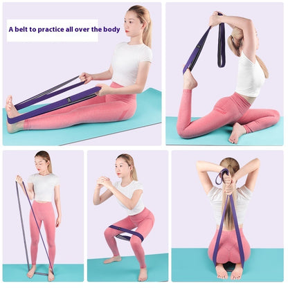 Exercise Yoga Stretch Belt Resistance Stretch Elastic Band