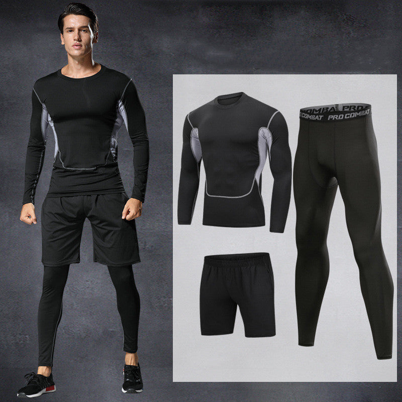 Quick-drying running training sports fitness pants suit