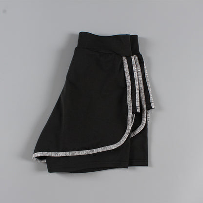 Plus size running fitness shorts