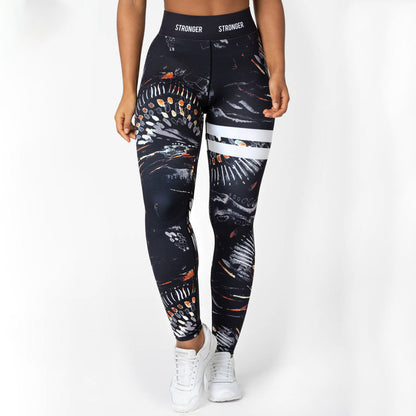 Printed Yoga Pants Hip-up High Waist Leggings Sports Yoga Pants