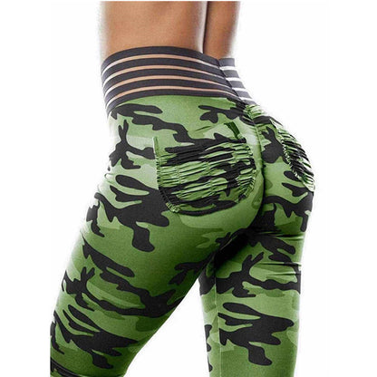 Women's Trousers Camo Printed Yoga Pants