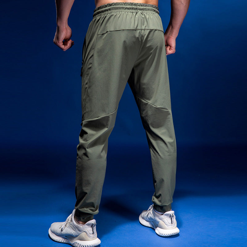 Men's Light Ice Silk Casual Sweat Pants