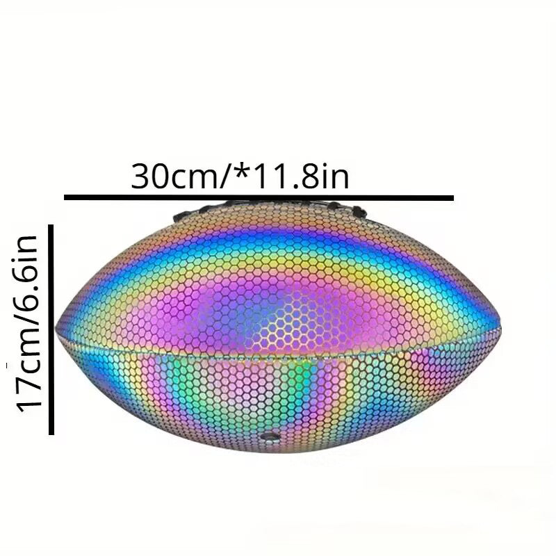 Size 9 American Glowing Rugby A Dult Youth Training Game Ball