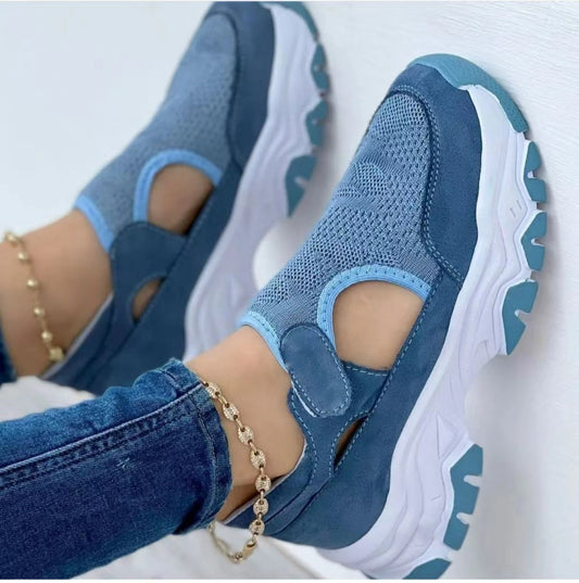 Mesh Sport Shoes Women Fashion Outdoor Flat Heel