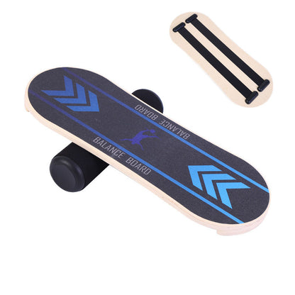 Non Slip Yoga Balance Board Rehabilitation Training Wood