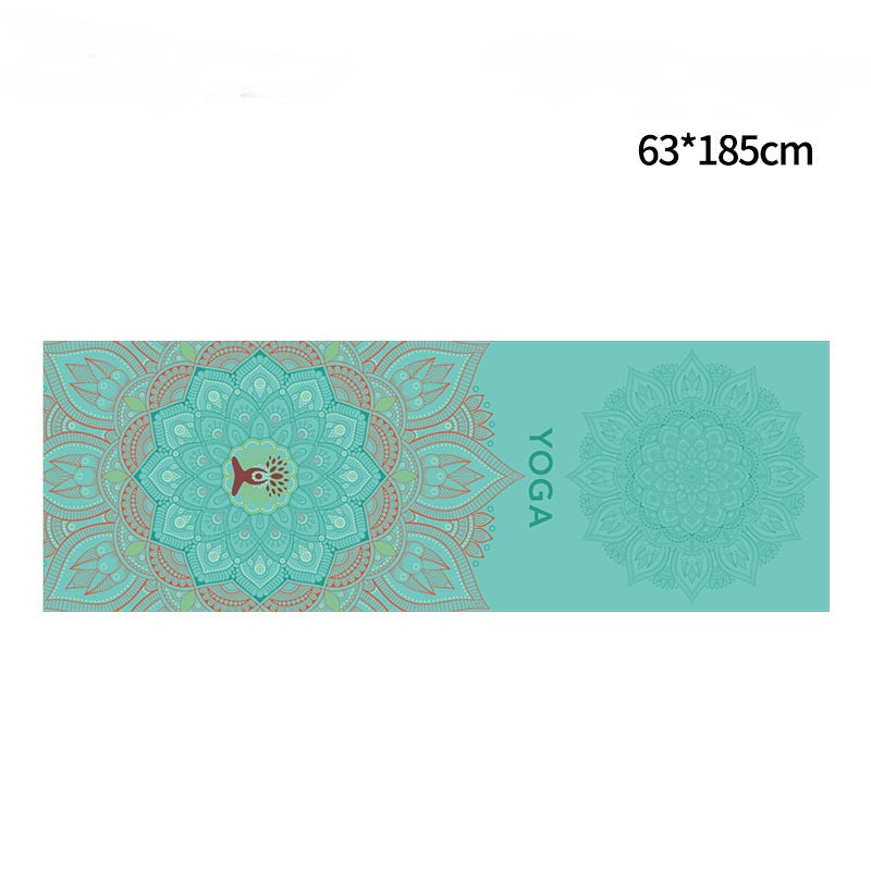 Non-slip printed yoga mat