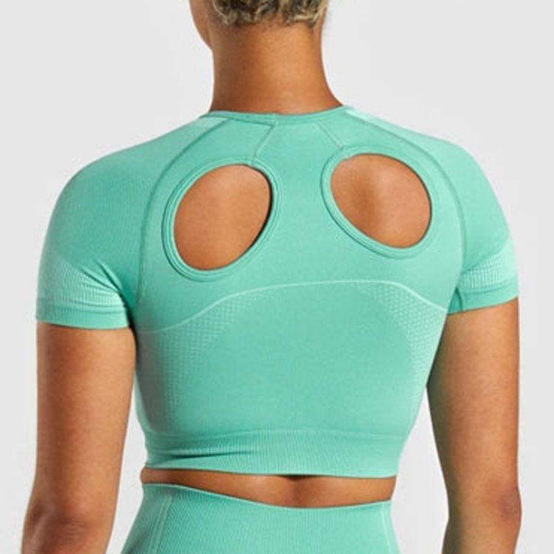 Seamless Knitted Buttocks Yoga Set