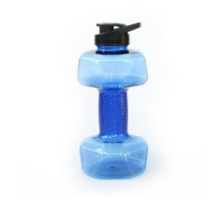 Creative Dumbbell Fitness Water Bottle Filled Cup