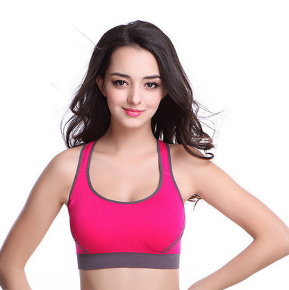 Women Athletic Vest Padded Tank Top Gym Fitness Sports