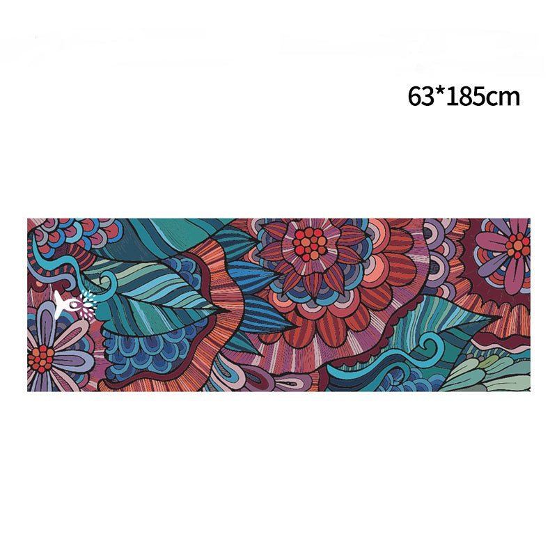 Non-slip printed yoga mat