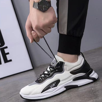 Fashion Black White Sneakers Casual Sports Shoes For Men