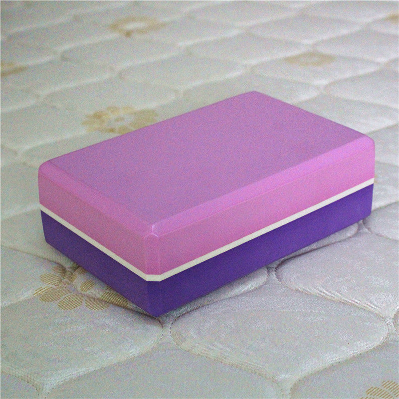 Two-color yoga brick