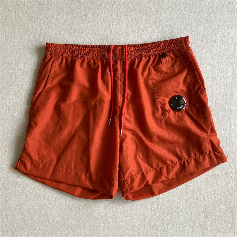 Summer Men's Youth Leisure Sports Loose Beach Pants Nylon Shorts