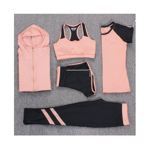 Sports professional fitness clothing suit loose running suit female fat mm large size yoga beginner