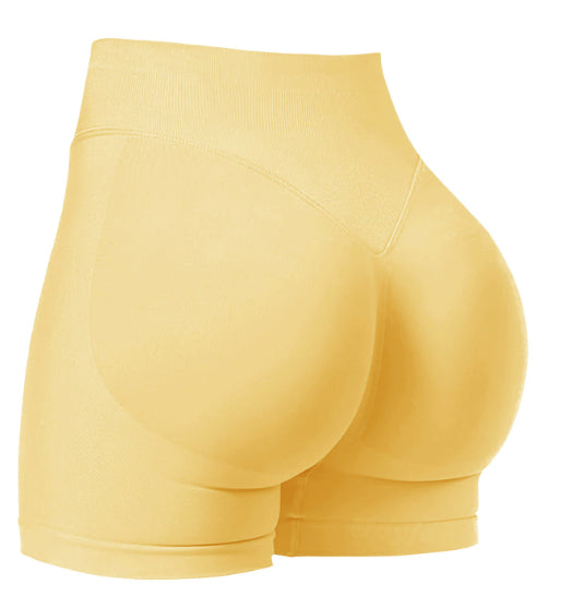 High Waist Yoga Shorts Tight Hip Raise Seamless
