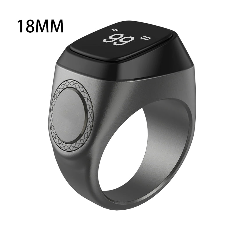 Digital Smart Ring Tally Counter Time  For Meditation Yoga Relieve