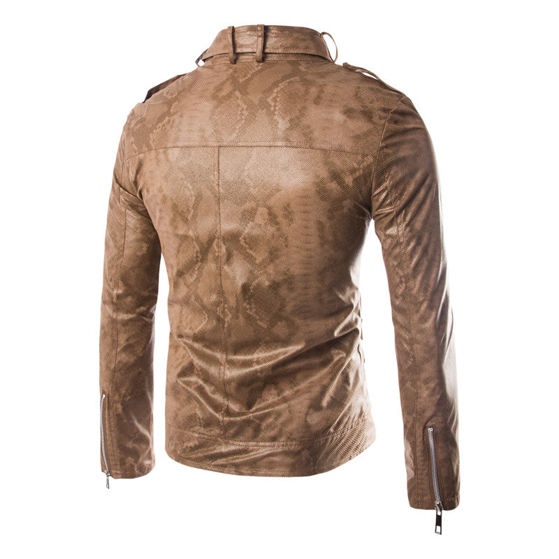 Men's Sports Wear Leather Coats