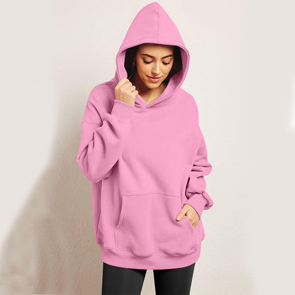 Women's Oversized Hoodies Fleece Loose Sweatshirts Sports Clothes