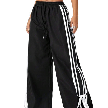High Waist Wide Leg Pants Women's Sports Trousers
