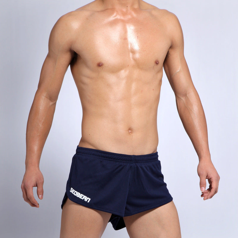 Men's Home Yoga Running Gym Panties Men's Sports Shorts