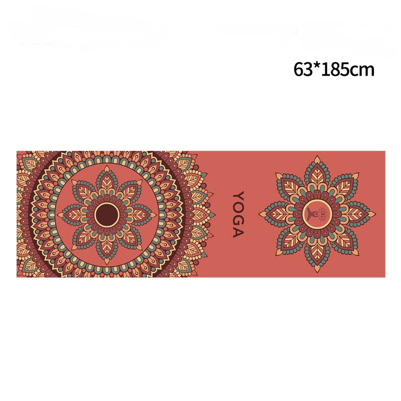 Non-slip printed yoga mat