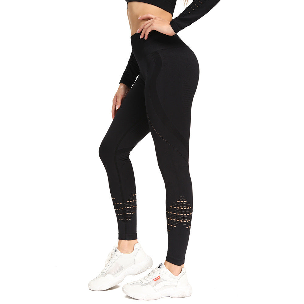 Women's Seamless High-waist Hip-lift Tight-fitting Sports Yoga Pants