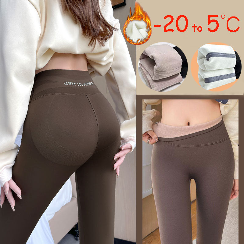 Fleece Thickened Leggings Winter -20 To 5 Shark Pants For Women