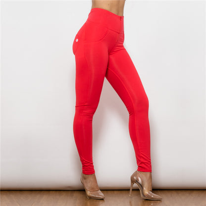 shascullfites melody red leggings yoga pants butt lifting workout leggings peach lift