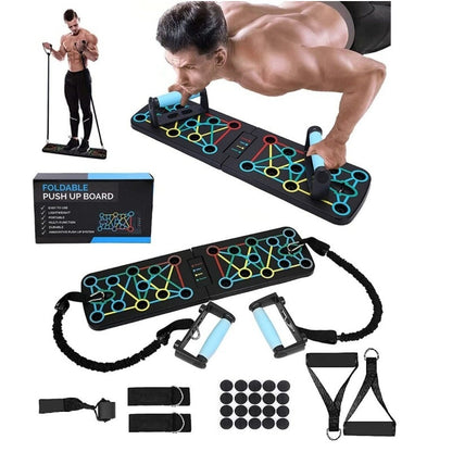 Multi-functional Foldable Push-up Fitness Board