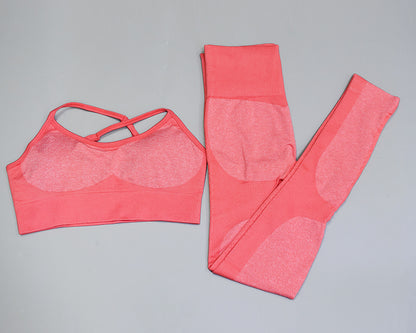 Quick Drying Yoga Vest Set Sports Running Set