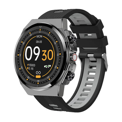 2-in-1 Bluetooth Talking Heart Rate Monitoring Smartwatch