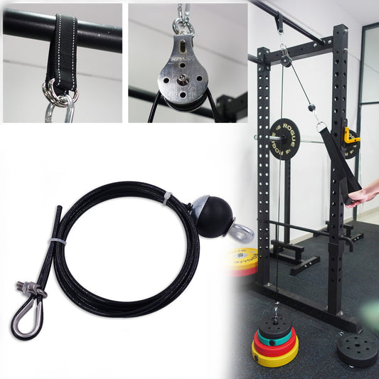 Fitness DIY Pulley Rope Arm Strength Triceps