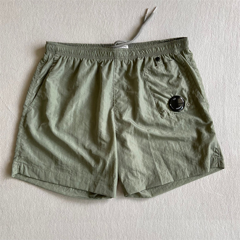 Summer Men's Youth Leisure Sports Loose Beach Pants Nylon Shorts