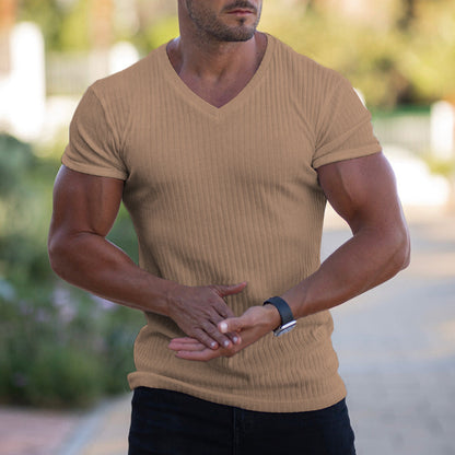 Sports Fitness Casual Short Sleeved Men's Clothing